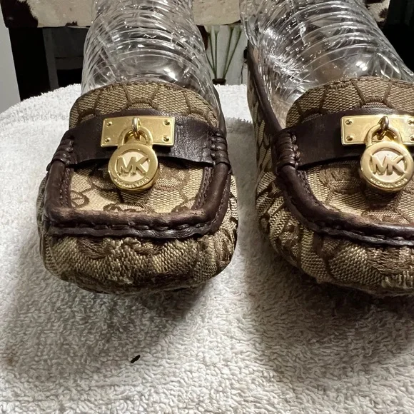 Michael Kors Hamilton Monogram Jacquard Loafers - pre-owned - Picture 2 of 14